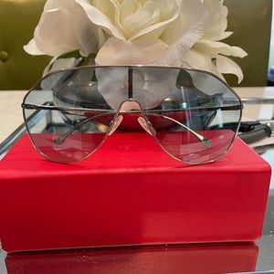 100% Authentic Fendi Aviator Blue lens sunglasses